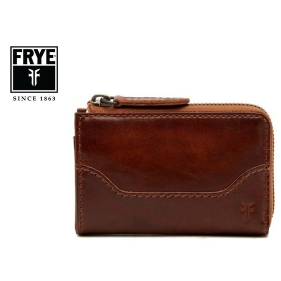 Frye Handbags - Frye Melissa Small Leather Zip Wallet